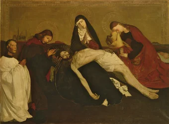 Copy after the Pieta de Villeneuve-Les-Avignon